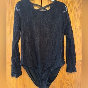 Black Lace Bodysuit